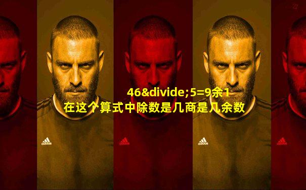 46÷5=9余1在这个算式中除数是几商是几余数是几