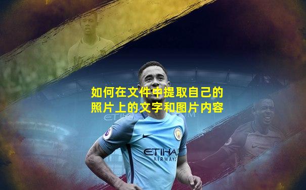 如何在文件中提取自己的照片上的文字和图片内容