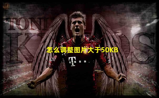 怎么调整图片大于50KB