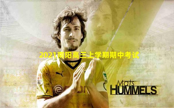 2021南阳高三上学期期中考试