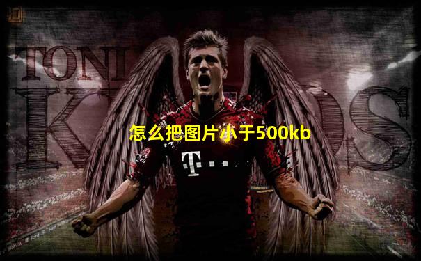 怎么把图片小于500kb