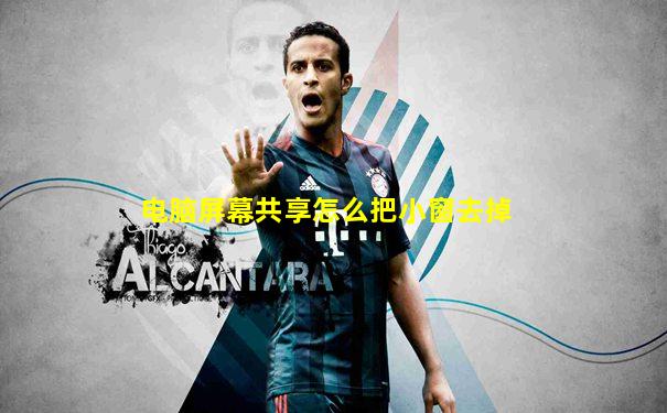 电脑屏幕共享怎么把小窗去掉