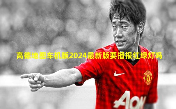 高德地图车机版2024最新版要播报红绿灯吗